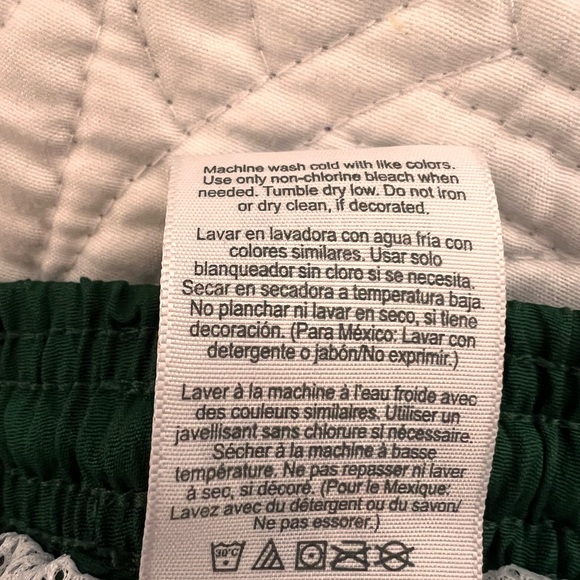 Russell Athletic Green Joggers W/White Mesh Lining SZ XL - Picture 8 of 8